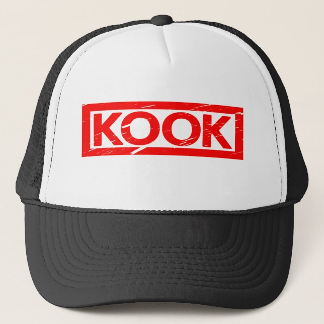 Kook Stamp Trucker Hat (Front)