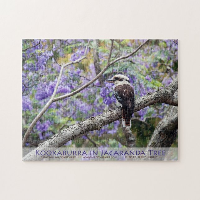 Kookaburra and Jacaranda Jigsaw Puzzle (Horizontal)