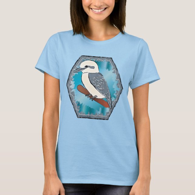 Kookaburra Bird  T-Shirt (Front)