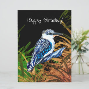 Kookaburra happy birthday holiday card