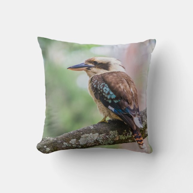 Kookaburra on branch cushion (Front)