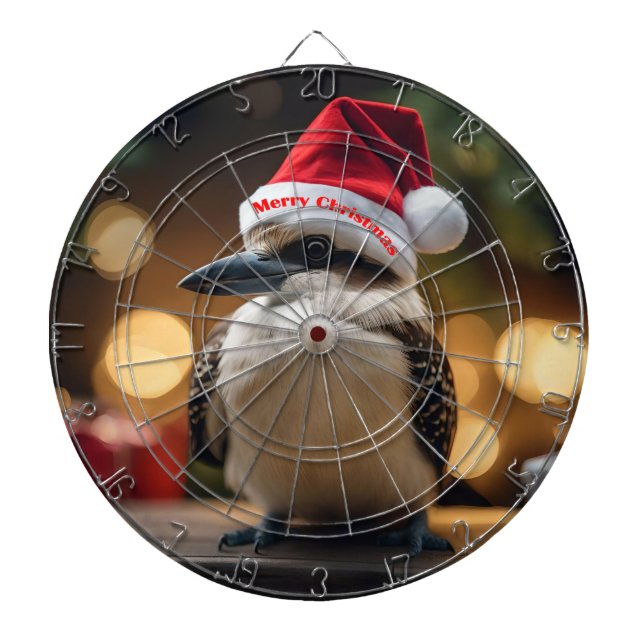 "Kookaburras' Christmas Cheer" Dartboard (Front)