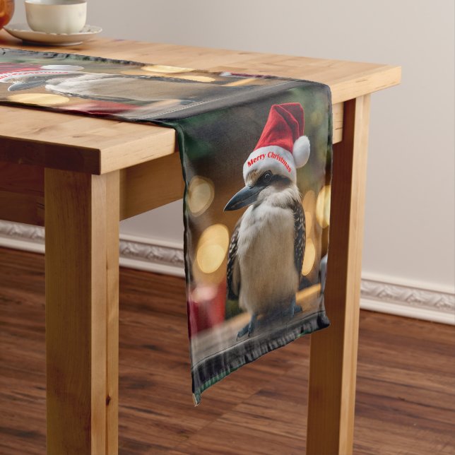 "Kookaburras' Christmas Cheer" Long Table Runner (In Situ)