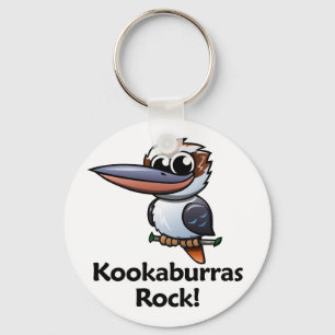 Kookaburras Rock! Key Ring