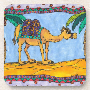Kooky Camel Cork Coaster Set
