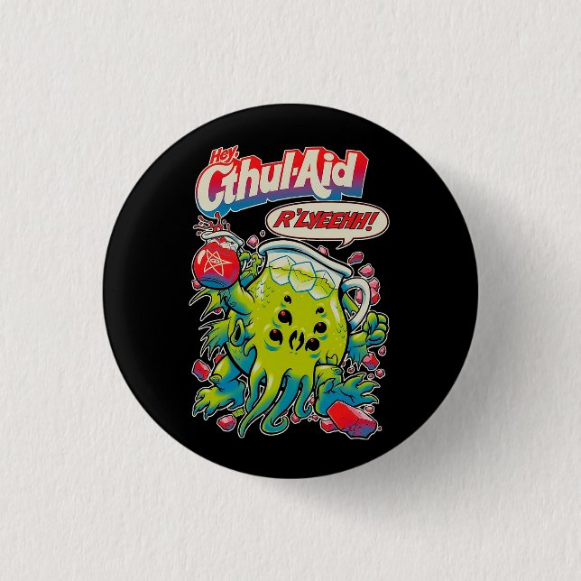 Kool Aid, Kool-aid Cult Inspired Fan 3 Cm Round Badge (Front)