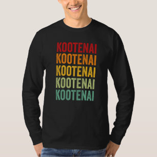 Kootenai County Idaho Rainbow Text T-Shirt