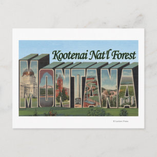 Kootenai Nat'l Forest, Montana Postcard