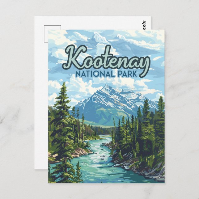 Kootenay National Park Canada British Columbia Postcard (Front/Back)
