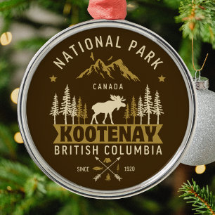 Kootenay National Park Canada  Metal Tree Decoration