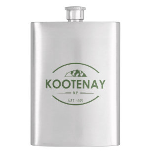 Kootenay National Park Hip Flask