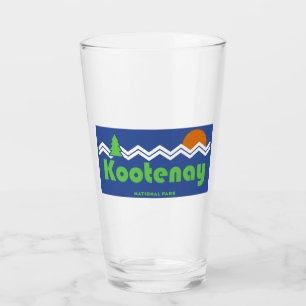 Kootenay National Park Retro Glass