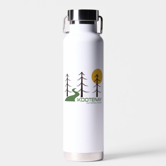 Kootenay National Park Trail Water Bottle (Front)