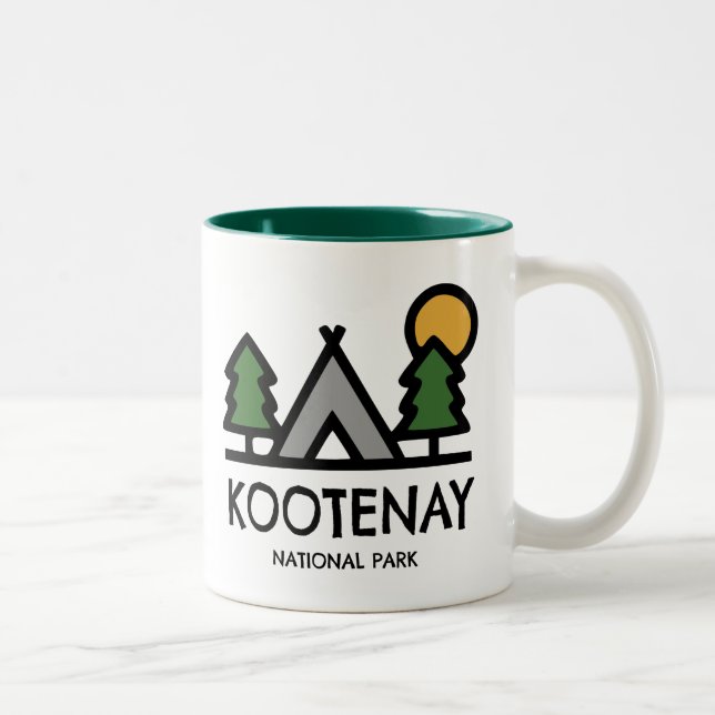 Kootenay National Park Two-Tone Coffee Mug (Right)