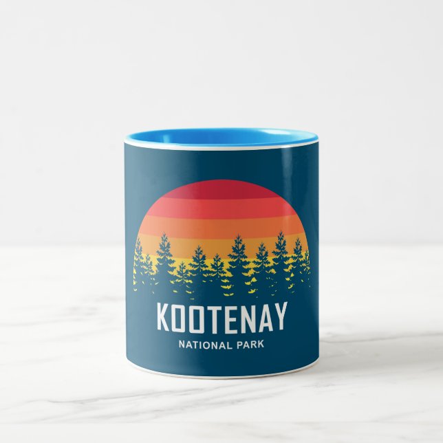 Kootenay National Park Two-Tone Coffee Mug (Center)