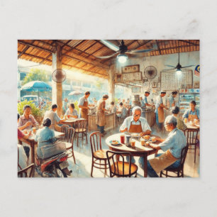 Kopitiam in Penang Postcard