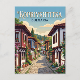 Koprivshtitsa Alley Bulgaria Postcard