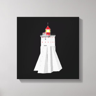 Kopu Lighthouse Canvas Print