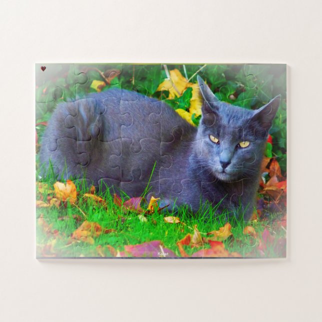 Korat Cat Jigsaw Puzzle (Horizontal)