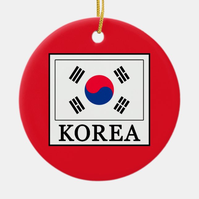 Korea Ceramic Tree Decoration (Front)