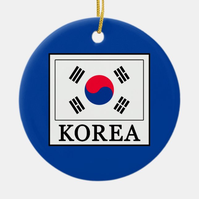 Korea Ceramic Tree Decoration (Front)