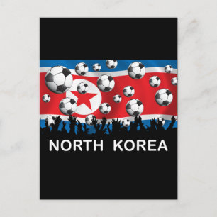 Korea DPR Football Postcard