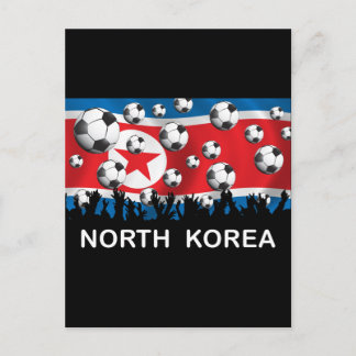 Korea DPR Football Postcard