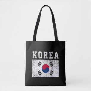 Korea Flag Tote Bag