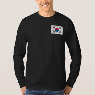 Korea Flag With Vintage Korean National Colours T-Shirt