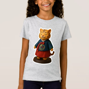 korea hanbok for Girls T-Shirts