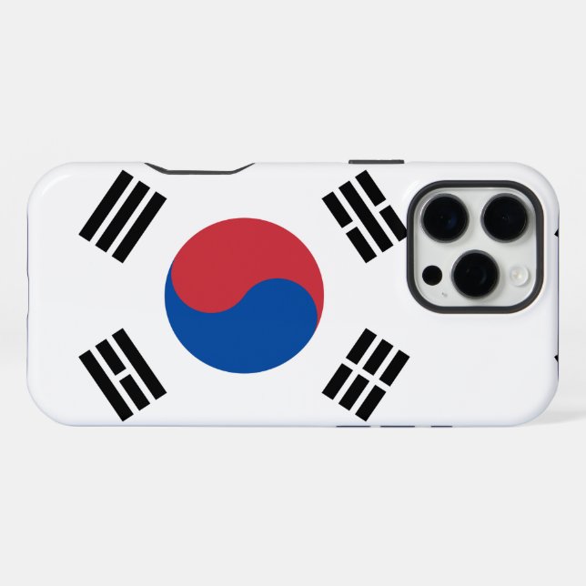 Korea iPhone Case (Back Horizontal)