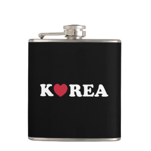 Korea Love Heart Flask