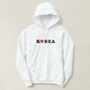 Korea Love Heart Hoodie