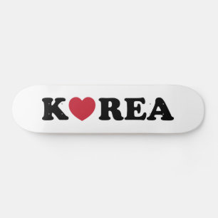 Korea Love Heart Skateboard