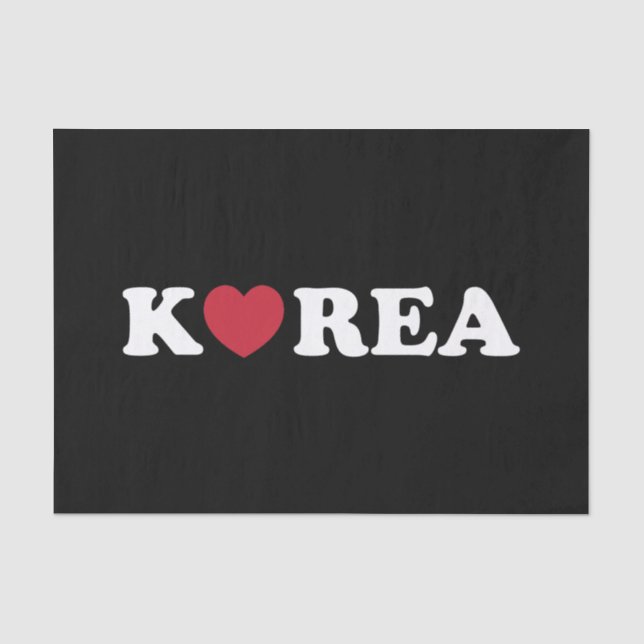 Korea Love Heart Tissue Paper (Front)