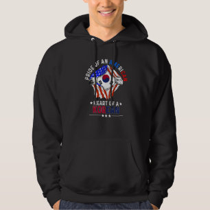 Korean American America Pride Foreign South Korea Hoodie