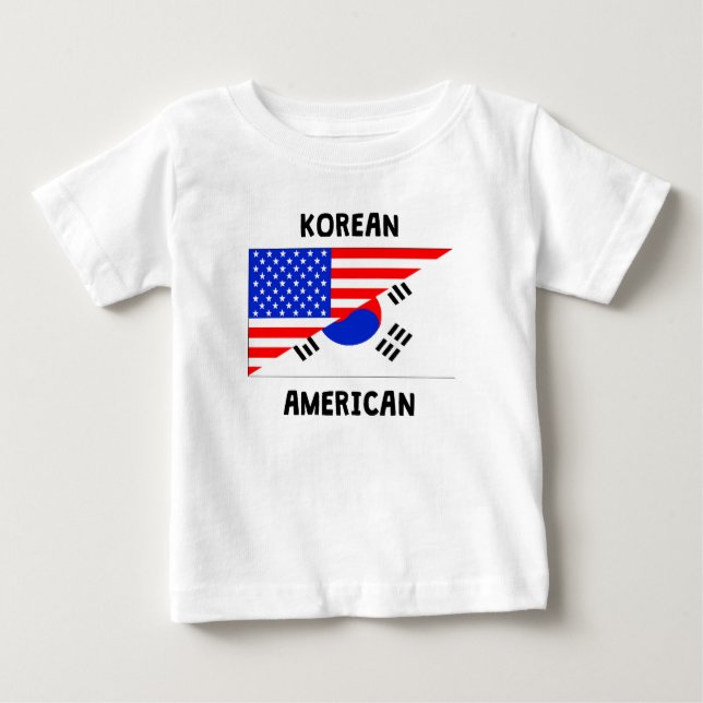Korean American Baby T-Shirt (Front)
