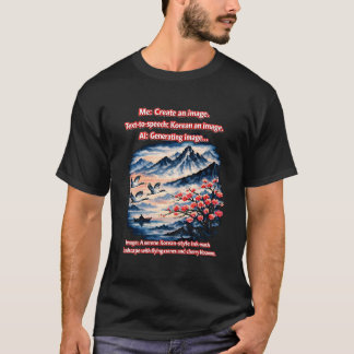 Korean an Image – Beautiful AI Miscommunication In T-Shirt