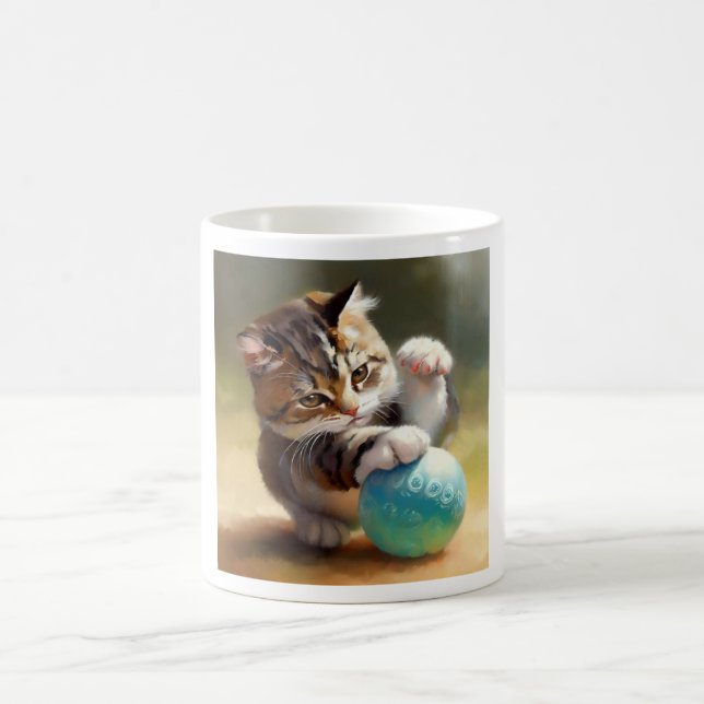 Korean Bobtail Cat  Coffee Mug (Center)