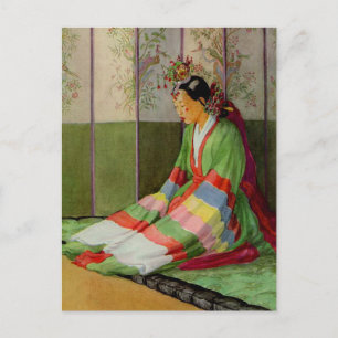Korean Bride Postcard
