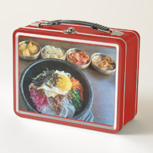 Korean cuisine metal lunch box