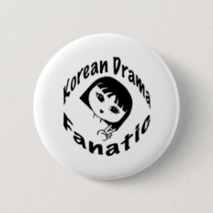 Korean Drama Fan Button