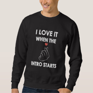 Korean Drama Kdrama Finger Heart Saying Sweatshirt