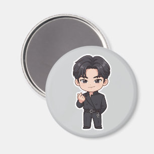 Korean Drama Male Lead Finger Heart Mouse Pad Magnet