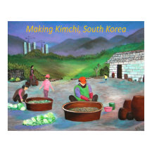 Korean Family Making Kimchi 김치