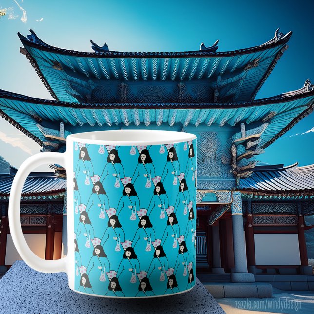  Korean Girl in Hanbok  Coffee Mug (Creator Uploaded)