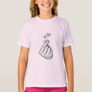 Korean Heart Hand Gesture T-Shirt