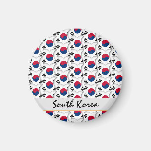 Korean Hearts & Korean Flag /South Korea Magnet