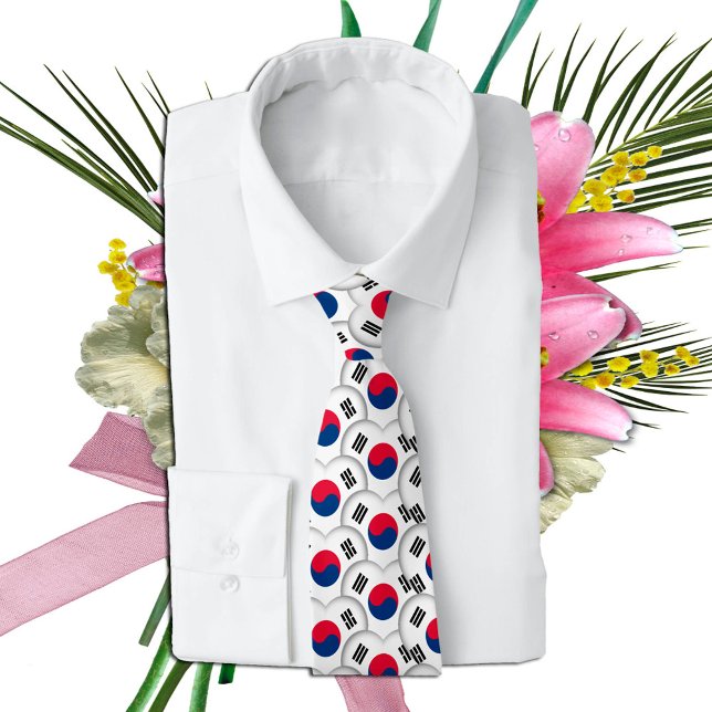Korean Hearts & Korean Flag /South Korea Tie (Creator Uploaded)