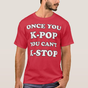 Korean K-pop Snap Finger Heart Hand I Love You Kpo T-Shirt